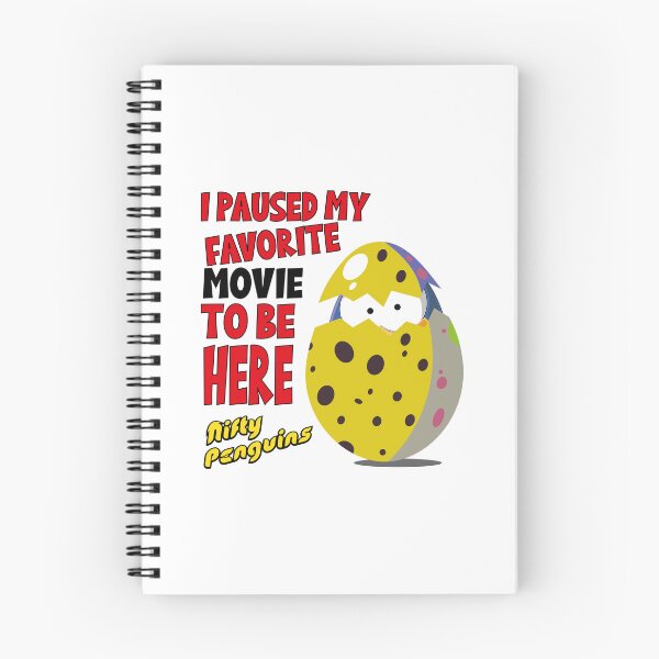 Item preview, I Paused My Favorite MOVIE To Be Here  designed and sold by NiftyPenguins.