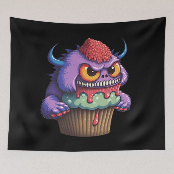 Item preview, Monster Cupcake #2 designed and sold by Hellbent Media.