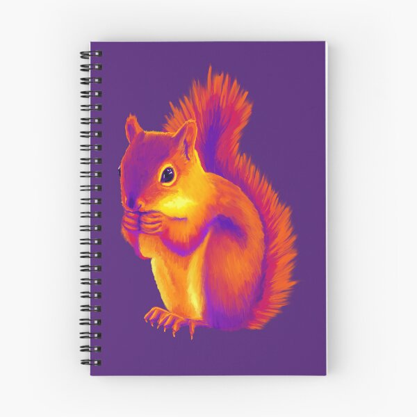 Item preview, Purple and Orange Squirrel designed and sold by NeonFuzz.