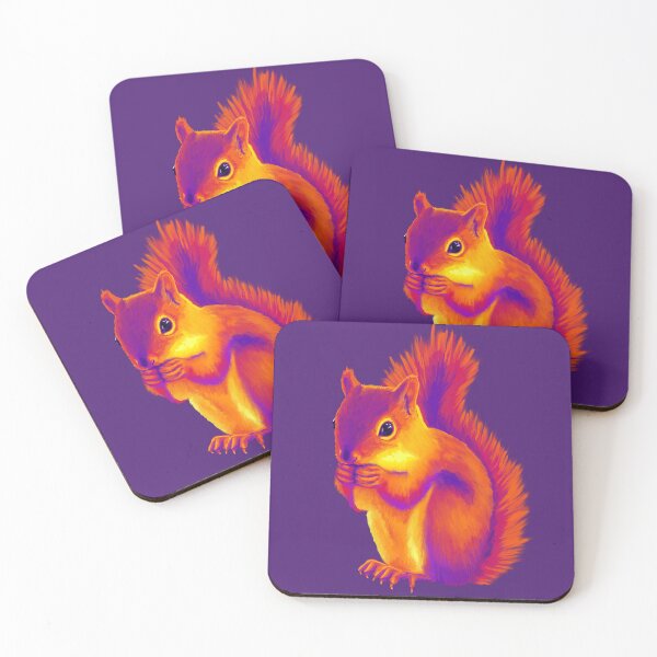 Item preview, Purple and Orange Squirrel designed and sold by NeonFuzz.