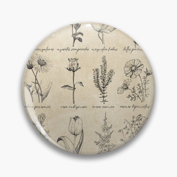 Item preview, botanical floral poster (W/O LOONA TITLE) designed and sold by loonaluvdesigns.
