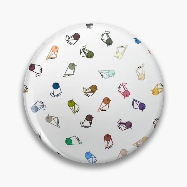 Item preview, Birdopolis Color Bird Pattern designed and sold by Pixel4Art.