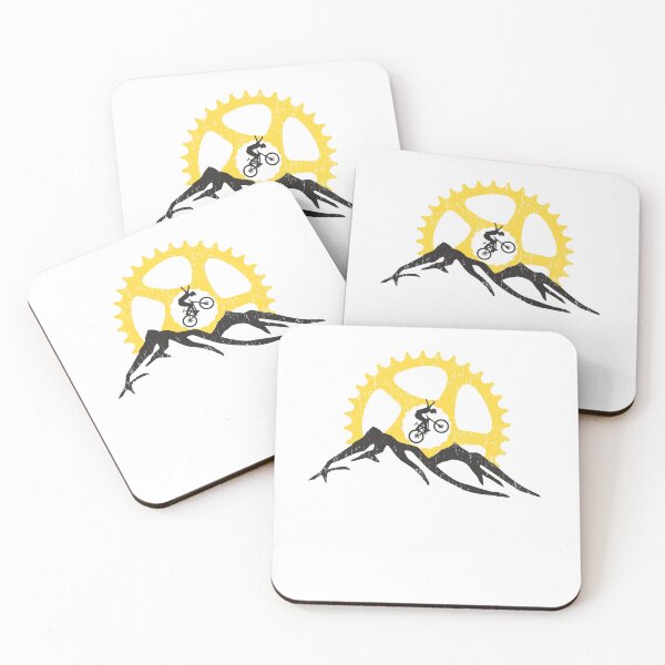 Item preview, Mountainbike Chainwheel Sunset Design Graphic designed and sold by Gerdek.