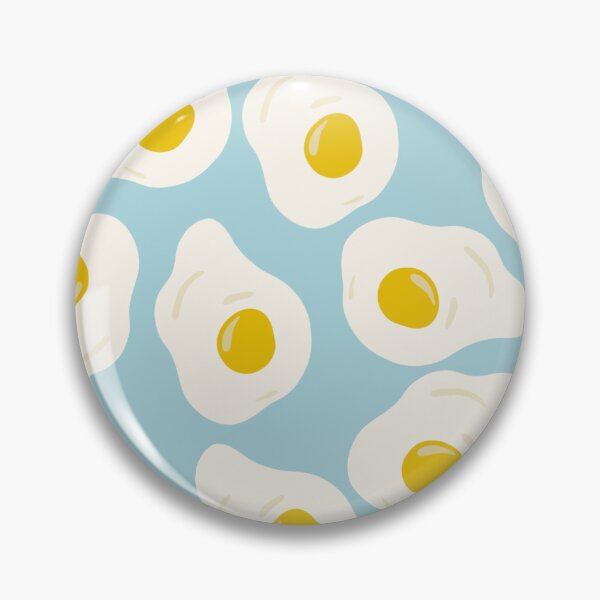 Item preview, Fried eggs breakfast blue designed and sold by Kimmygowland.