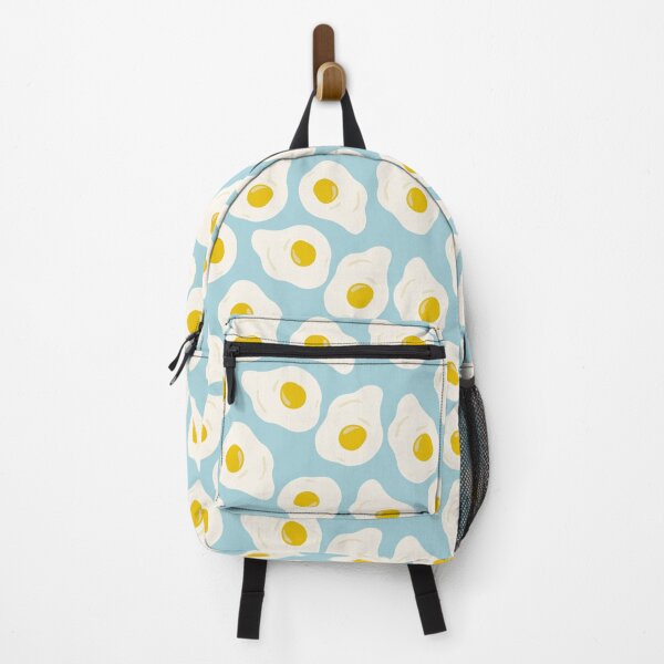 Item preview, Fried eggs breakfast blue designed and sold by Kimmygowland.