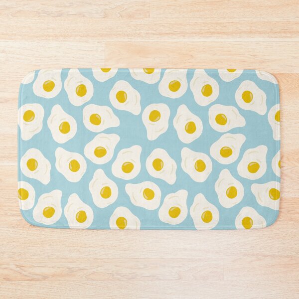 Item preview, Fried eggs breakfast blue designed and sold by Kimmygowland.