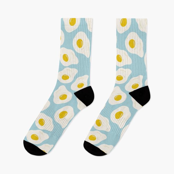 Item preview, Fried eggs breakfast blue designed and sold by Kimmygowland.