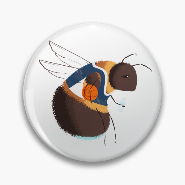 Item preview, Basketball Bumble Bee designed and sold by BusiestBeeArt.