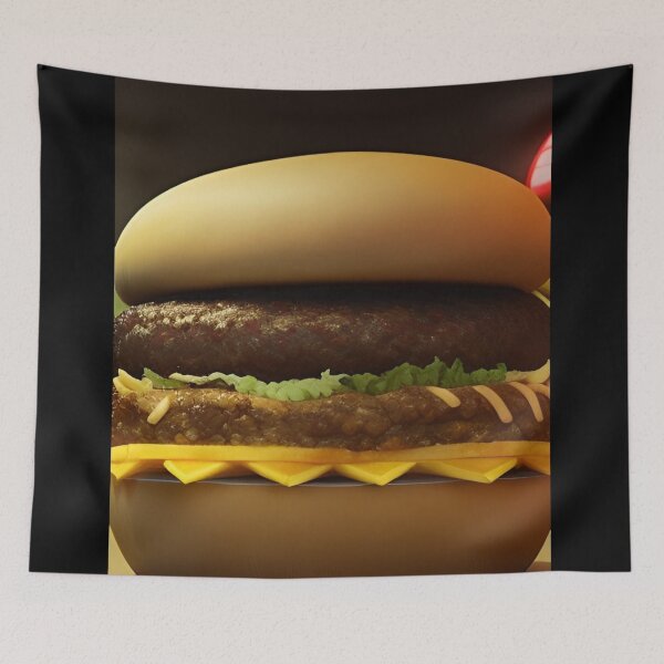 Item preview, Burger and french fries designed and sold by ZvezdanArt.