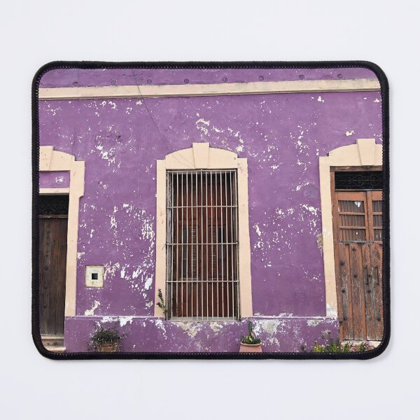 Item preview, Distressed Purple Wall in Merida - Mexico Travel Photographs designed and sold by YemmyZImages.