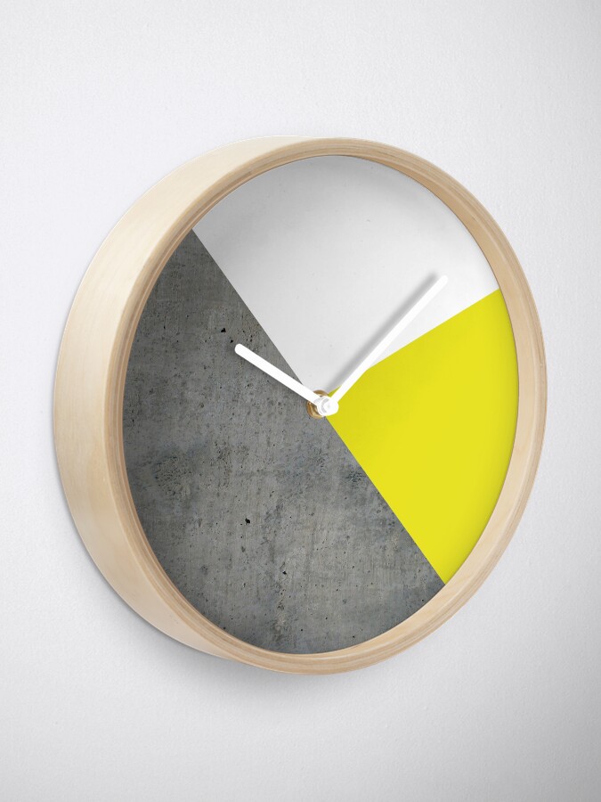 Alternate view of Concrete vs Corn Yellow Clock