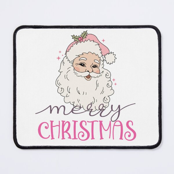 Item preview, Retro Vintage Pink Santa Claus Merry Christmas designed and sold by Yourfavshop600.