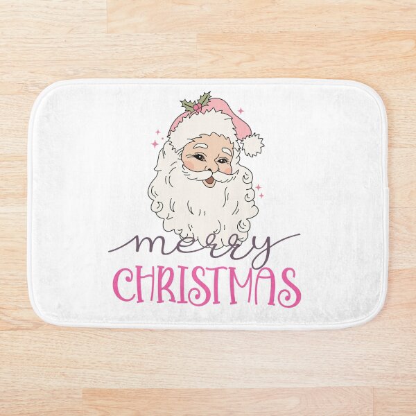 Item preview, Retro Vintage Pink Santa Claus Merry Christmas designed and sold by Yourfavshop600.