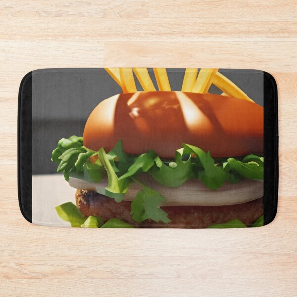 Item preview, Burger and french fries designed and sold by ZvezdanArt.