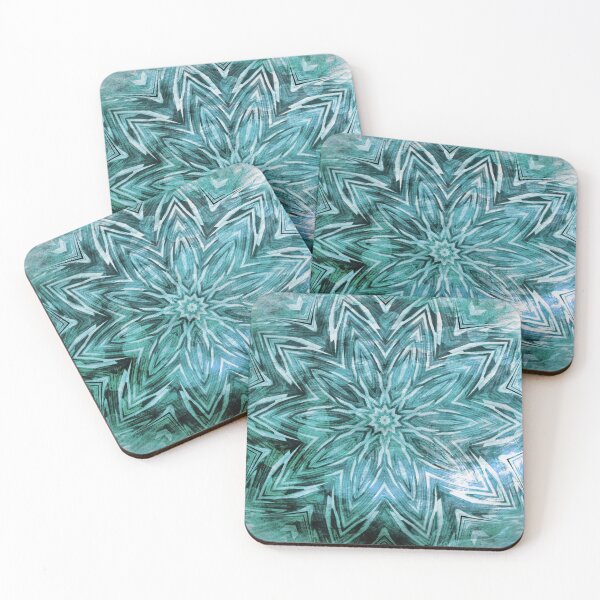 Item preview, Turquoise Spray Floral Design   designed and sold by Lynn  Marie Sharp.