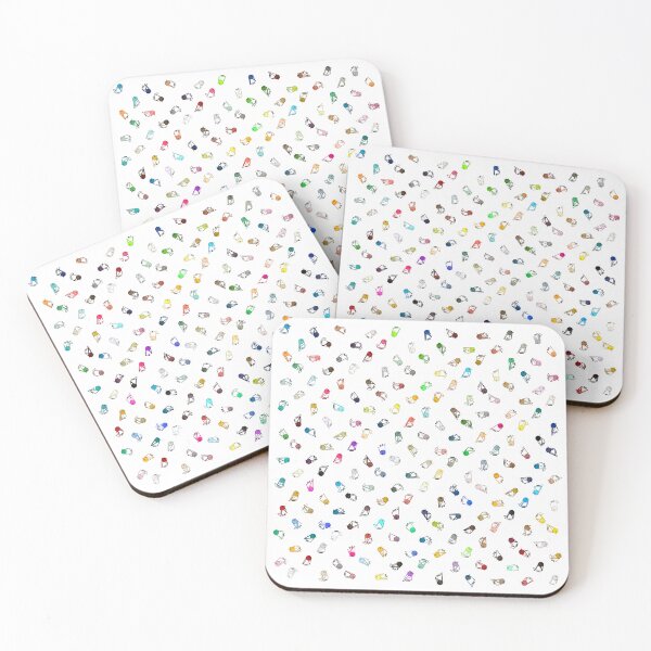 Item preview, Birdopolis Color Bird Pattern designed and sold by Pixel4Art.