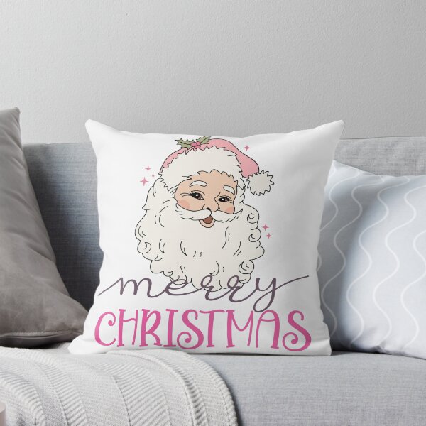 Item preview, Retro Vintage Pink Santa Claus Merry Christmas designed and sold by Yourfavshop600.