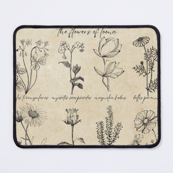 Item preview, loona botanical floral poster (W/TITLE) designed and sold by loonaluvdesigns.
