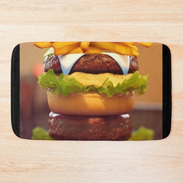Item preview, Burger and french fries designed and sold by ZvezdanArt.