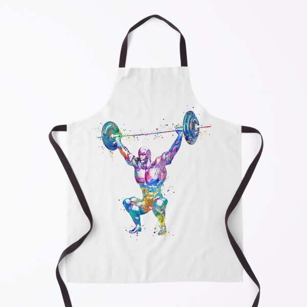 Item preview, Weightlifter Muscles Anatomy Colorful Watercolor designed and sold by LotusGifts.