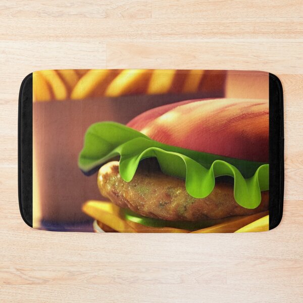 Item preview, Burger and french fries designed and sold by ZvezdanArt.