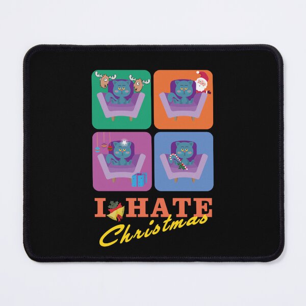 Item preview, I hate christmas funny design with a cat designed and sold by Martapp.