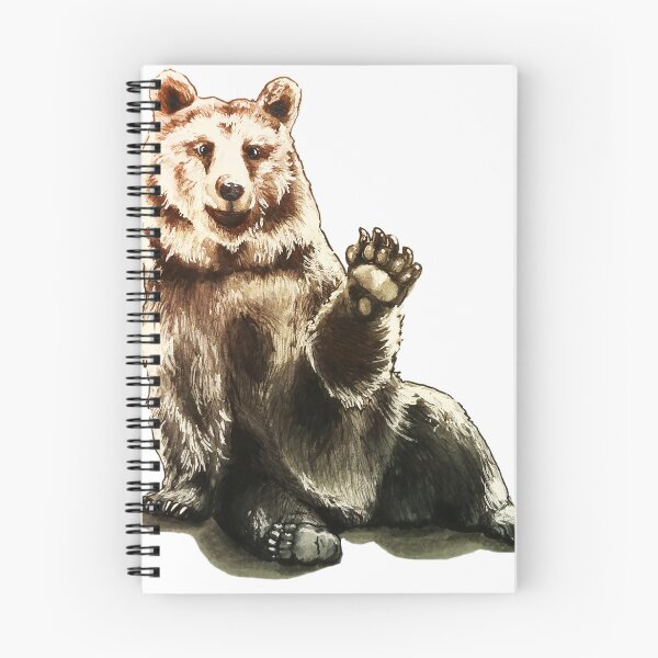 Item preview, Waving Grizzly Bear designed and sold by Amanda Richmond.