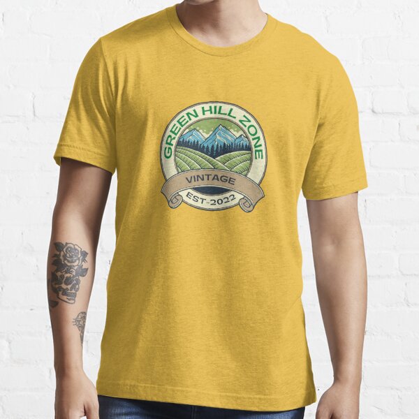 Come Visit Green Hill Zone Yellow Tee Shirt – Sega Shop