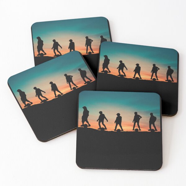Item preview, onewheel artwork flat design landscape sunrise view cute gift for Onewheel owner - onewheel team  designed and sold by QUEEN-WIVER.