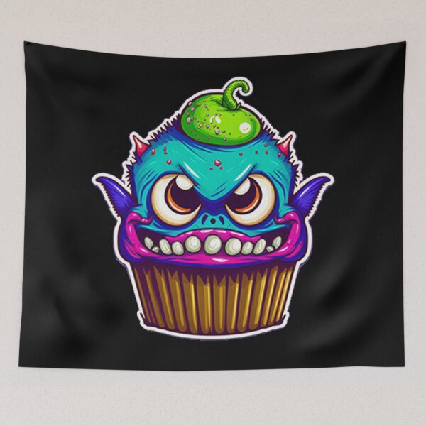 Item preview, Monster Cupcake #3 designed and sold by Hellbent Media.