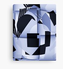 Playing the blues modern abstract cubism Canvas Print