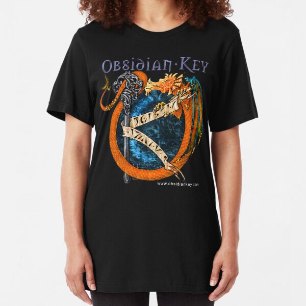 Obsidian Key - SLY Dragon - Progressive Rock Metal Music - Epic Style - (Branded) Slim Fit T-Shirt