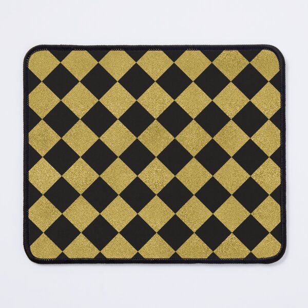 Item preview, Gold and Black Diamond Pattern designed and sold by trajeado14.