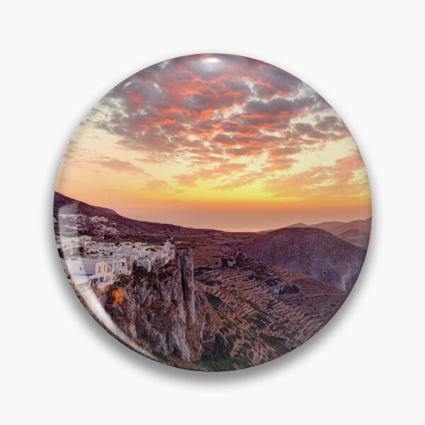 Item preview, The sunset in Chora which is the capital of Folegandros island in Cyclades, Greece designed and sold by costas1962.