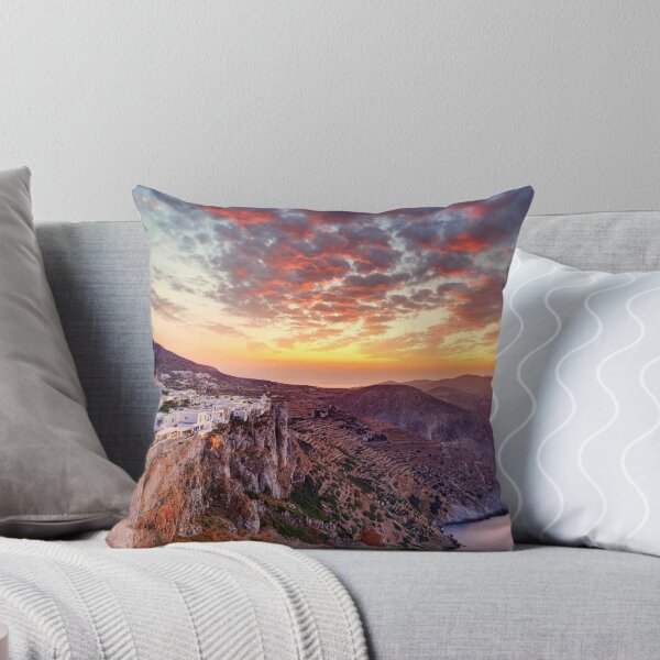 Item preview, The sunset in Chora which is the capital of Folegandros island in Cyclades, Greece designed and sold by costas1962.