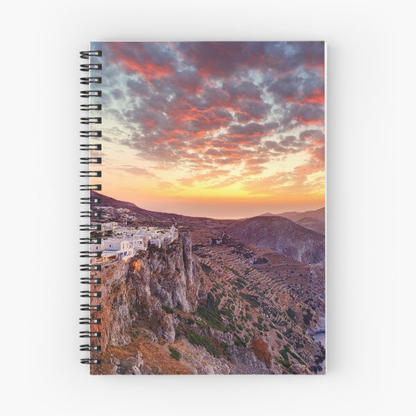 Item preview, The sunset in Chora which is the capital of Folegandros island in Cyclades, Greece designed and sold by costas1962.