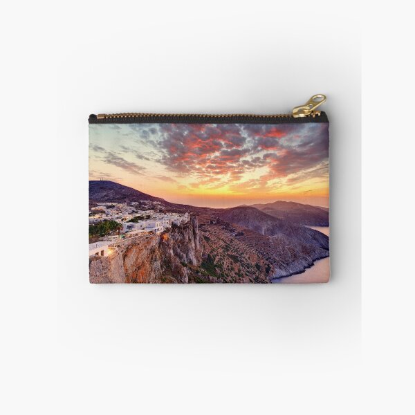 Item preview, The sunset in Chora which is the capital of Folegandros island in Cyclades, Greece designed and sold by costas1962.