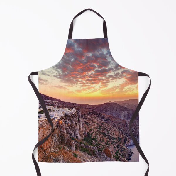 Item preview, The sunset in Chora which is the capital of Folegandros island in Cyclades, Greece designed and sold by costas1962.