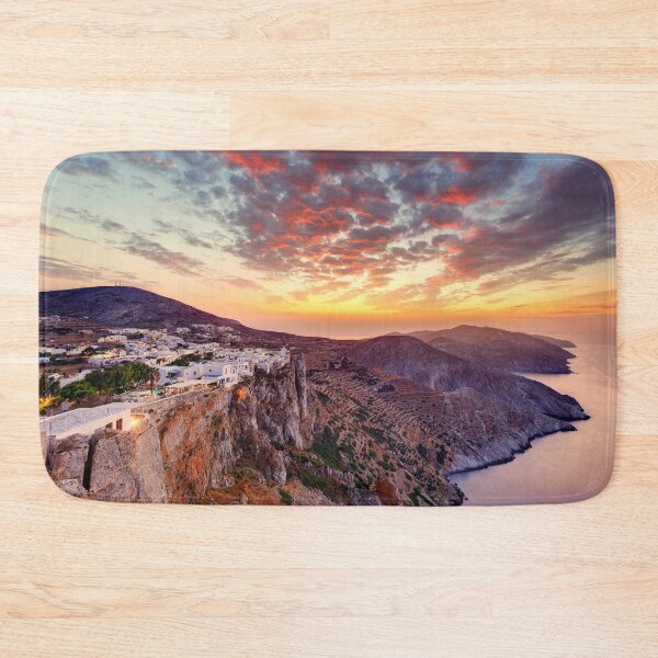 Item preview, The sunset in Chora which is the capital of Folegandros island in Cyclades, Greece designed and sold by costas1962.