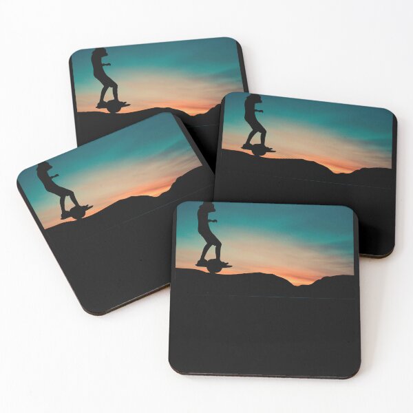 Item preview, onewheel artwork flat design landscape sunrise view cute gift for Onewheel owner - onewheel team  designed and sold by QUEEN-WIVER.