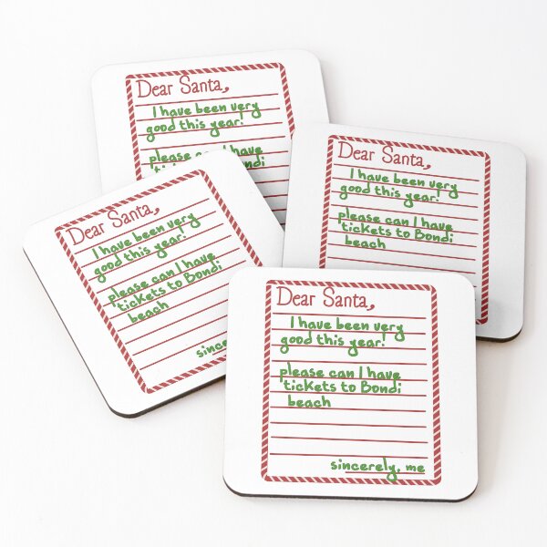 Item preview, Letter to santa (bondi beach tickets) designed and sold by Becky-Marie.