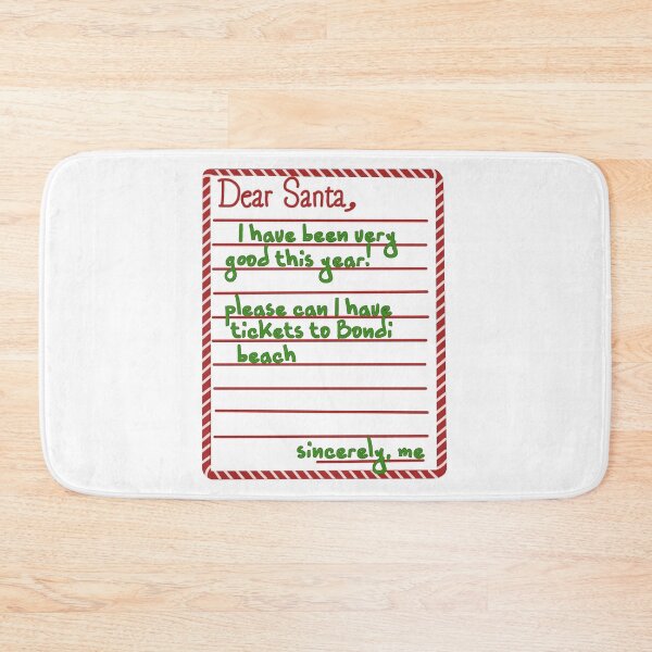 Item preview, Letter to santa (bondi beach tickets) designed and sold by Becky-Marie.