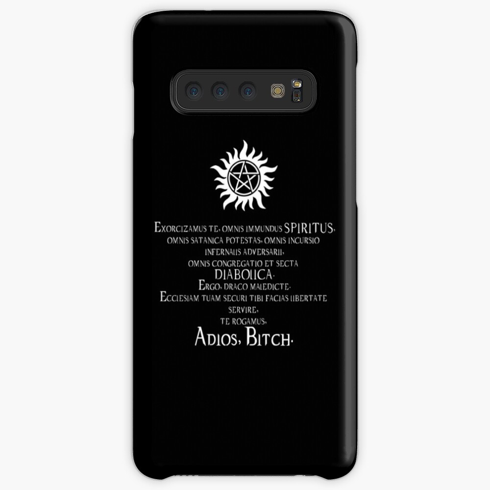 Supernatural Adios Bitch Exorcism Case & Skin for Samsung Galaxy