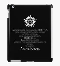 Supernatural Adios Bitch Exorcism iPad Case/Skin