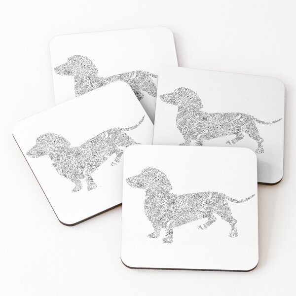 Item preview, Dachshund  doodle designed and sold by Superdoodledo.
