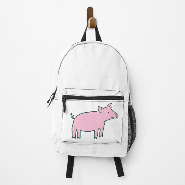 Item preview, Simple Pig - pink and white - cute animal pattern by Cecca Designs designed and sold by Cecca-Designs.