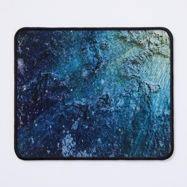 Item preview, Blue painted beech bark designed and sold by AdioraStore.