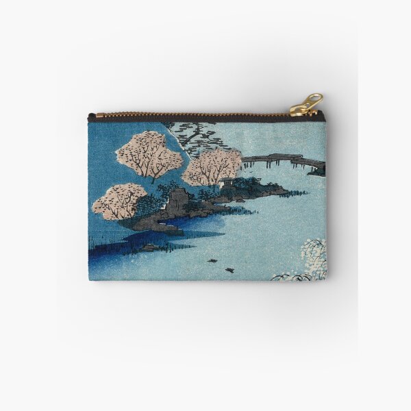 Item preview, Cherry blossom near the Hachiman Shrine (1797-1858) vintage Ukiyo-e designed and sold by blackdogshop.