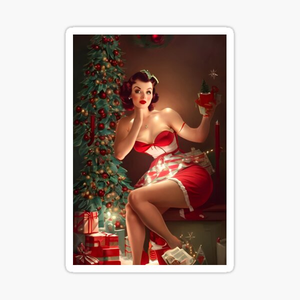 Item preview, Have a vivacious little 50s retro Christmas designed and sold by 90snerd.