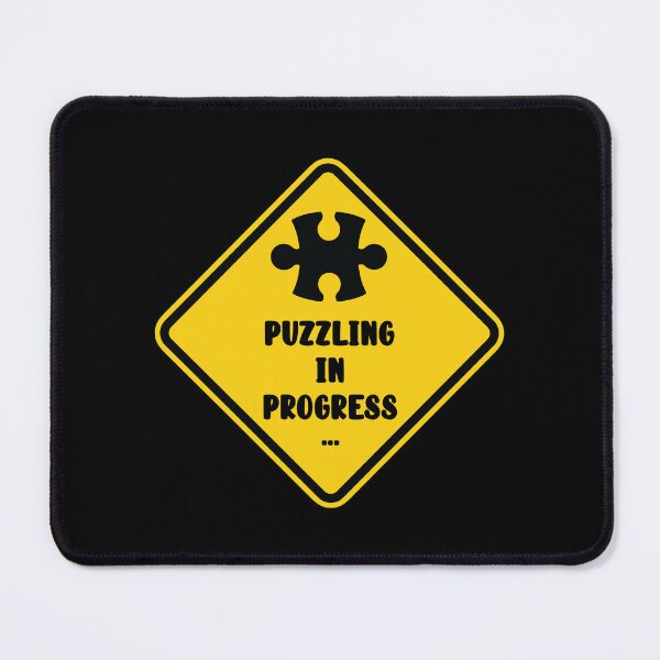 Item preview, Puzzling Thejigsawpuzzles Warning designed and sold by Hic21.